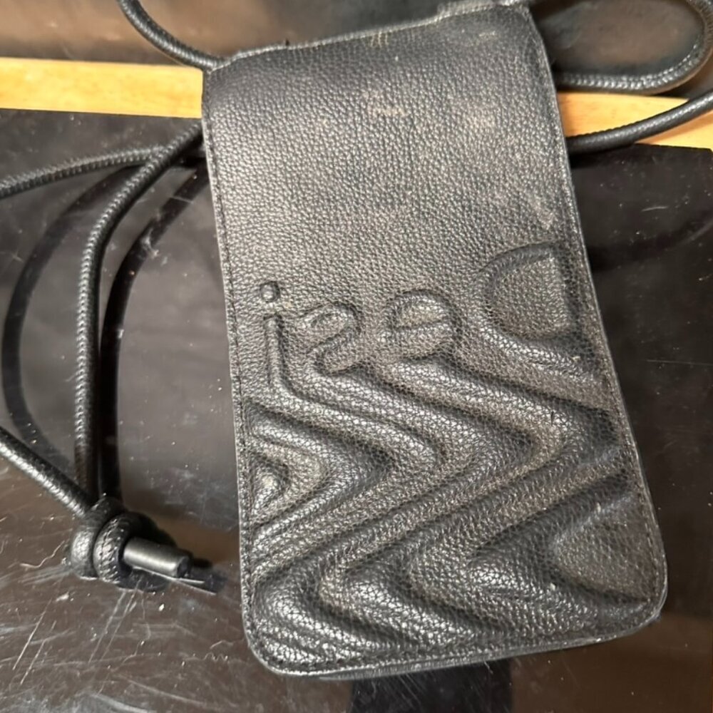 Desi Wallet Passport Crossbody Black Bag Travel Documents